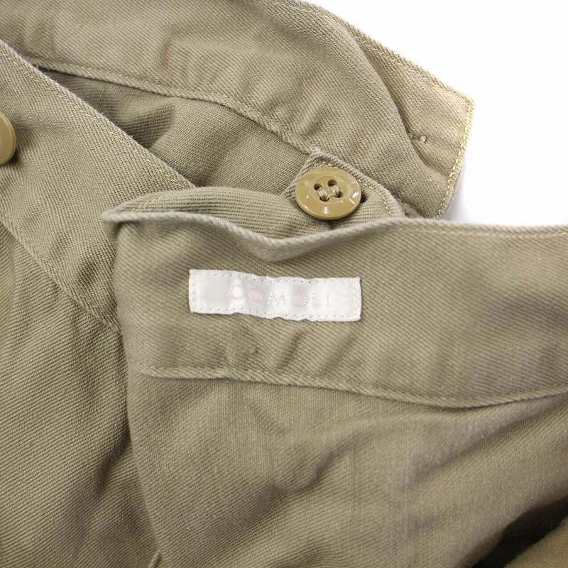 コモリ COMOLI 23SS COTTON CHINO WASHED OVER PANTS コットンチノ