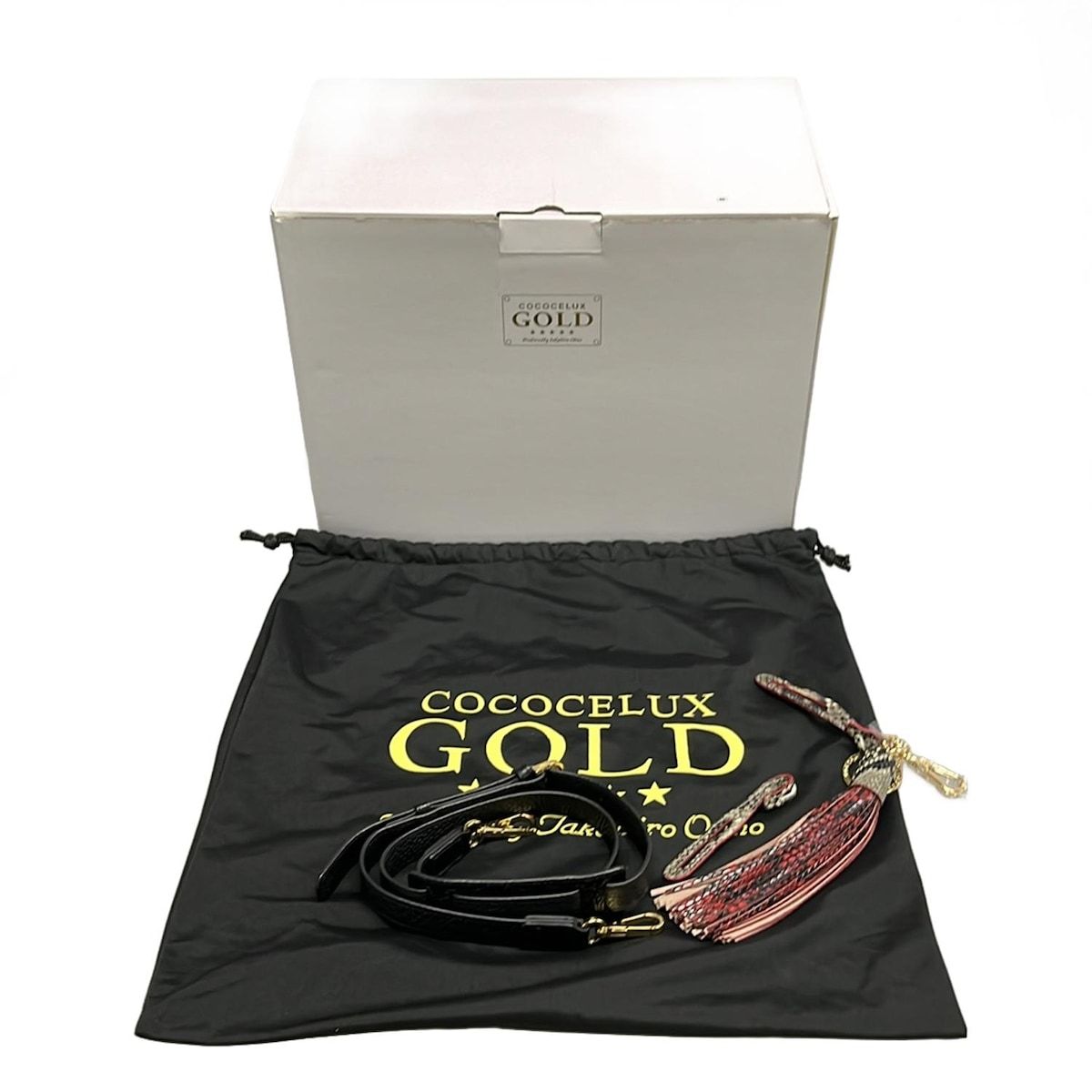 COCOCELUX GOLD(ココセリュックスゴールド) ハンドバッグ美品 - 黒