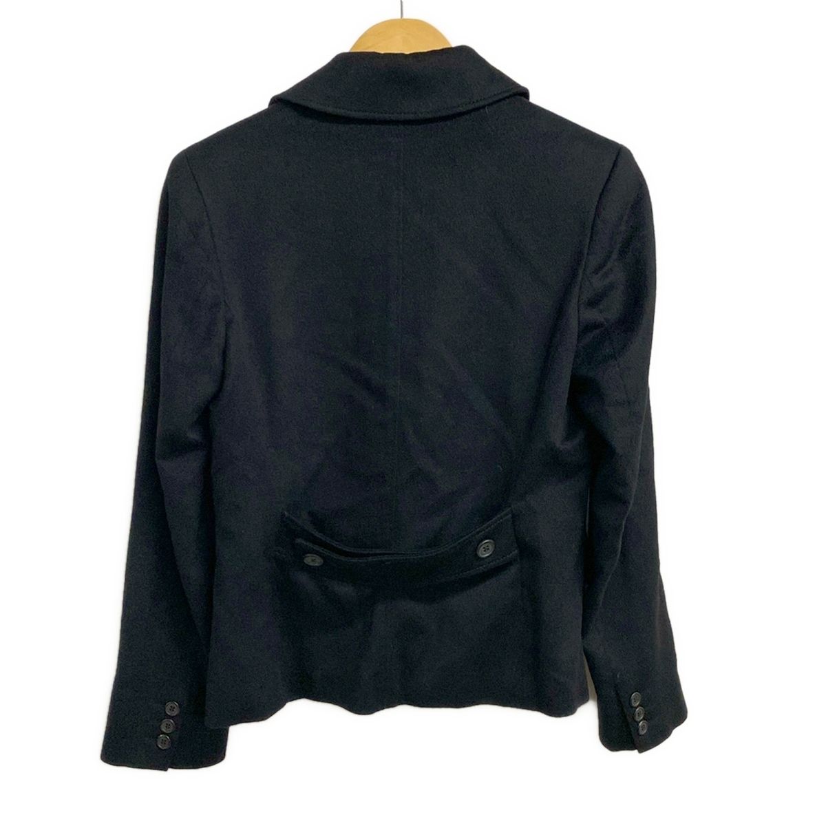 【美品】Max Mara マックスマーラ　キャメル100% ジャケット　黒　40 Max Mara(マックスマーラ) ジャケット サイズ40 M レディース美品 - 黒