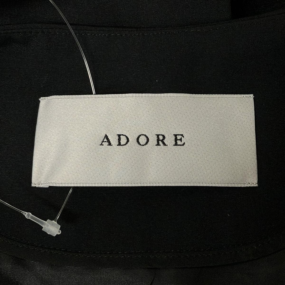 ADORE(アドーア) コート サイズ38 M レディース美品 - 黒 七分袖/春/秋