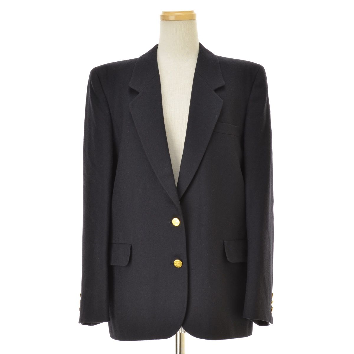 BURBERRY】90s ENGLAND製 金ボタン ウールテーラードジャケット 【公式