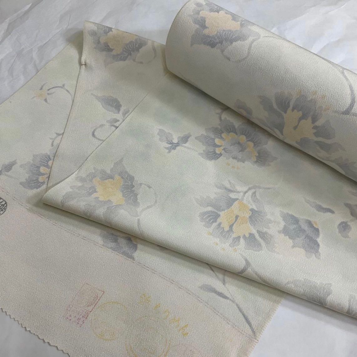 one●kimonoarisa●厳選◆浜ちりめん●河藤縮緬別織●着尺●