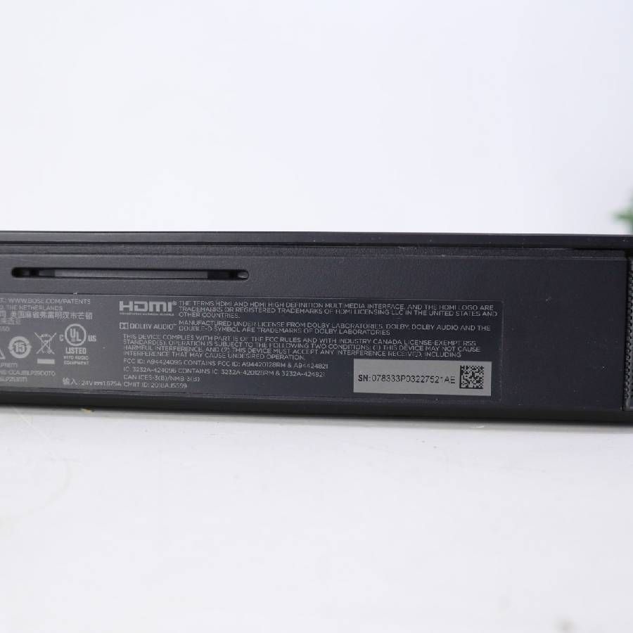 BOSE Soundbar 500 サウンドバー500 ワイヤレススピーカー リモコン欠