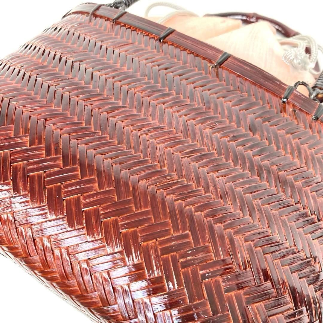 竹かごバッグ 大きいサイズ