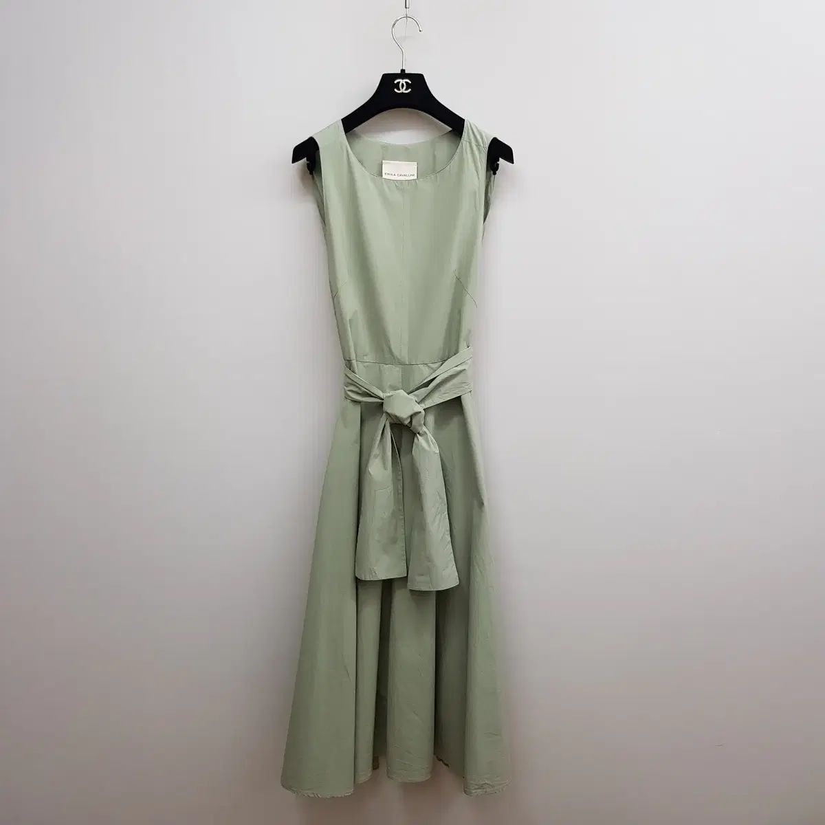 エリカ カバリニ イタリア製 コットン フ ロング ワンピース