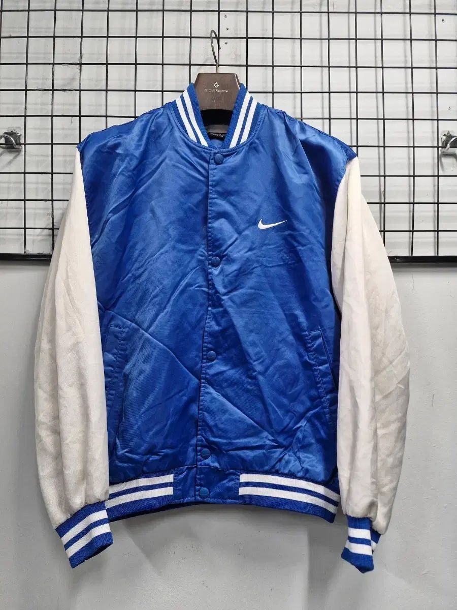 95 M ナイキ ヴィンテージ ブルー 白 スタジアム ジャケット