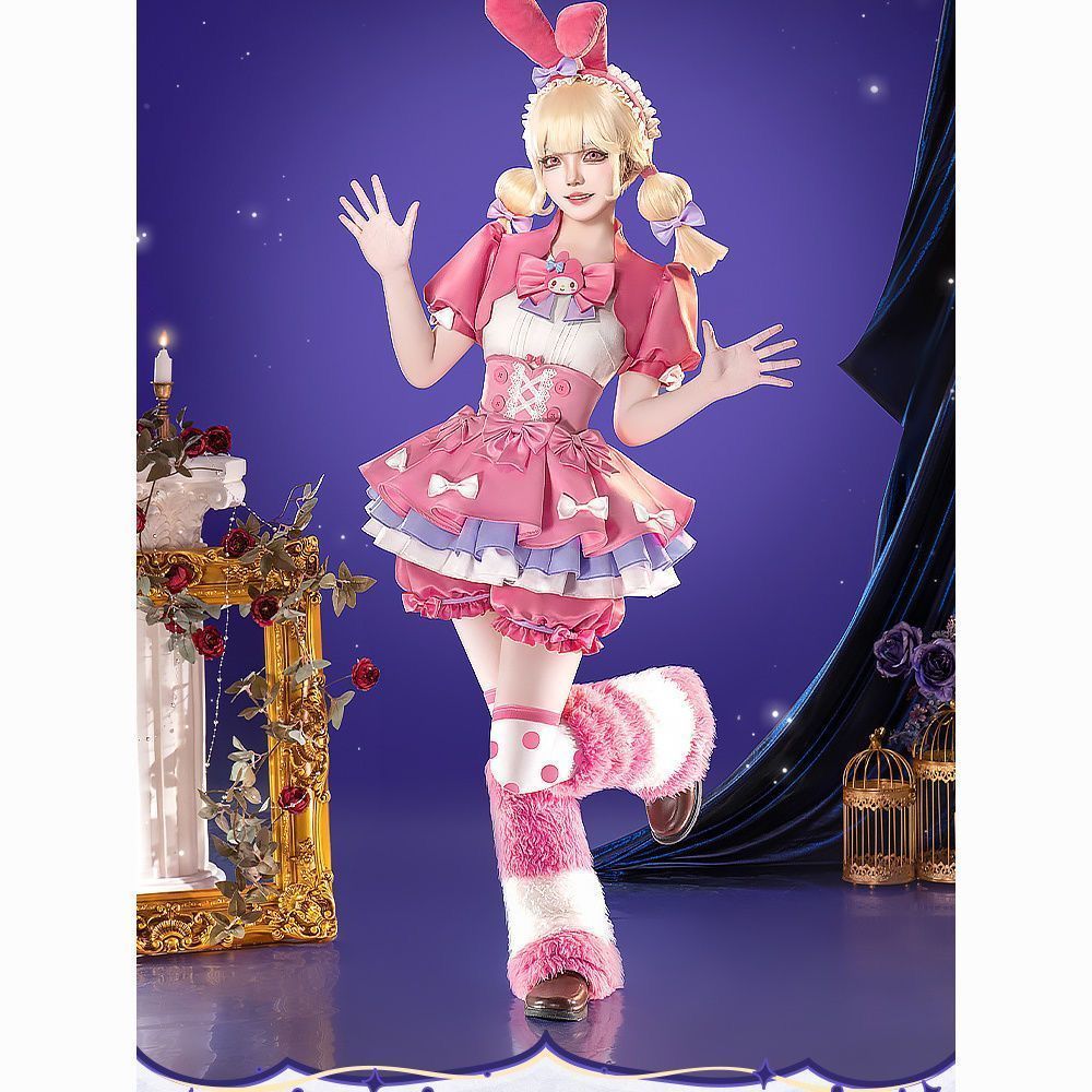 ロラライハリス♡ベージュベロアキルト♡刺繍のちょこっとお出かけミニ