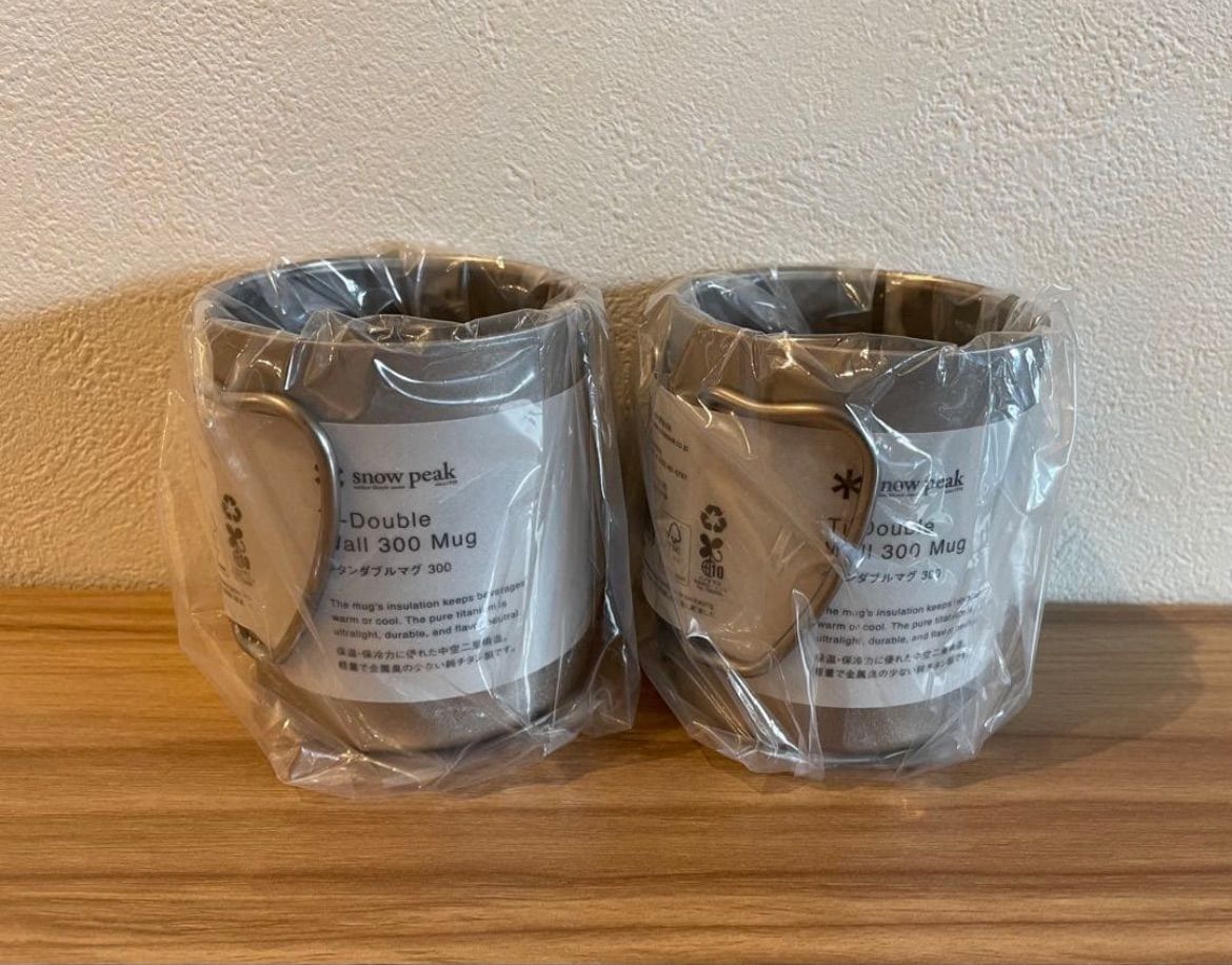 新品 スノーピーク チタンダブルマグ 300(MG-152) 2個セット - メルカリ