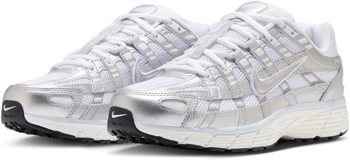  ナイキ P-6000 W ホワイト シルバー BV 1021-106 23.0 cm モカシン 靴