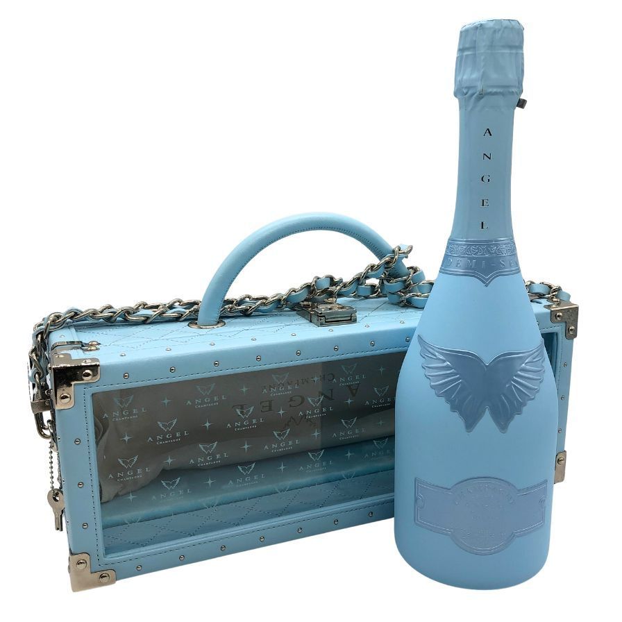 エンジェル ドゥミセック ブルー レザー 750ml 未開栓 - メルカリ