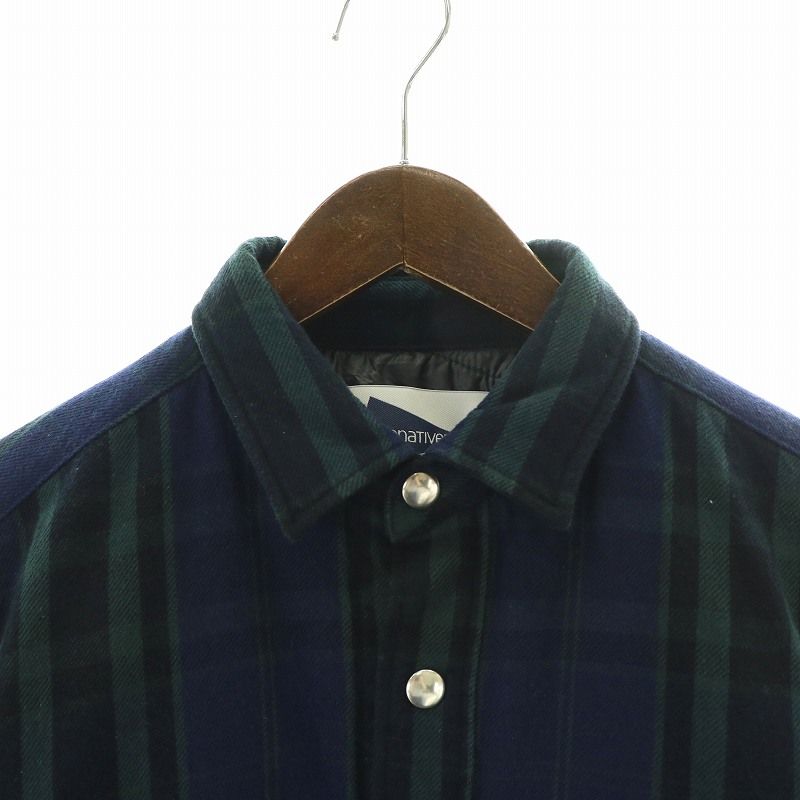 ノンネイティブ Pilgrim Surf+Supply ワーカーパフシャツジャケット