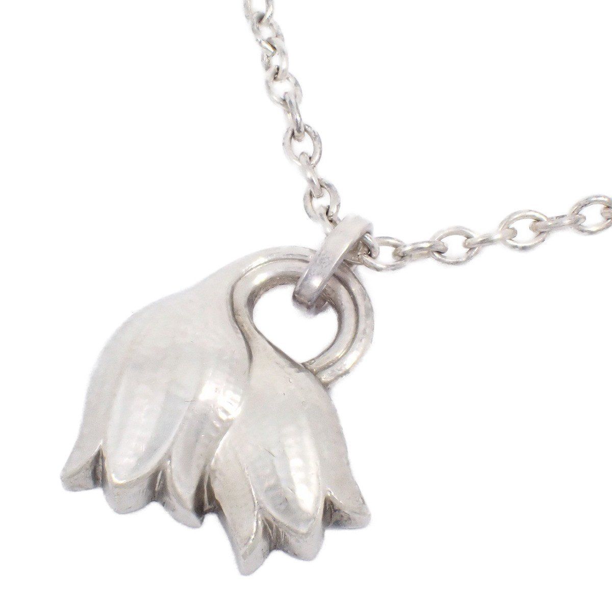 GEORG JENSEN ジョージジェンセン すずらんモチーフ ネックレス