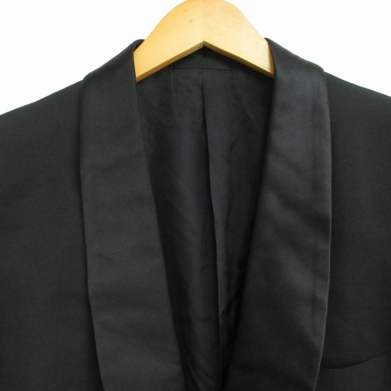 クリスチャンディオールヴィンテージ★ウール黒地☆金糸ジャケット クリスチャンディオール Christian Dior ムッシュ MONSUIR