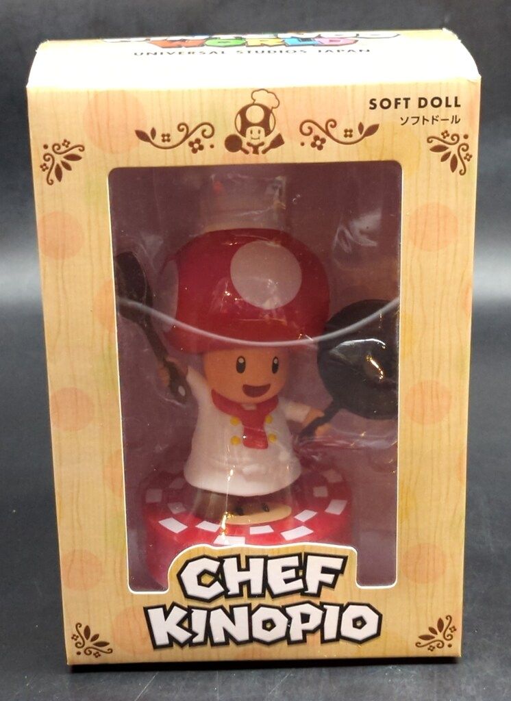 ユニバ　シェフキノピオ ソフトドール USJ ソフトドール シェフキノピオ - メルカリ