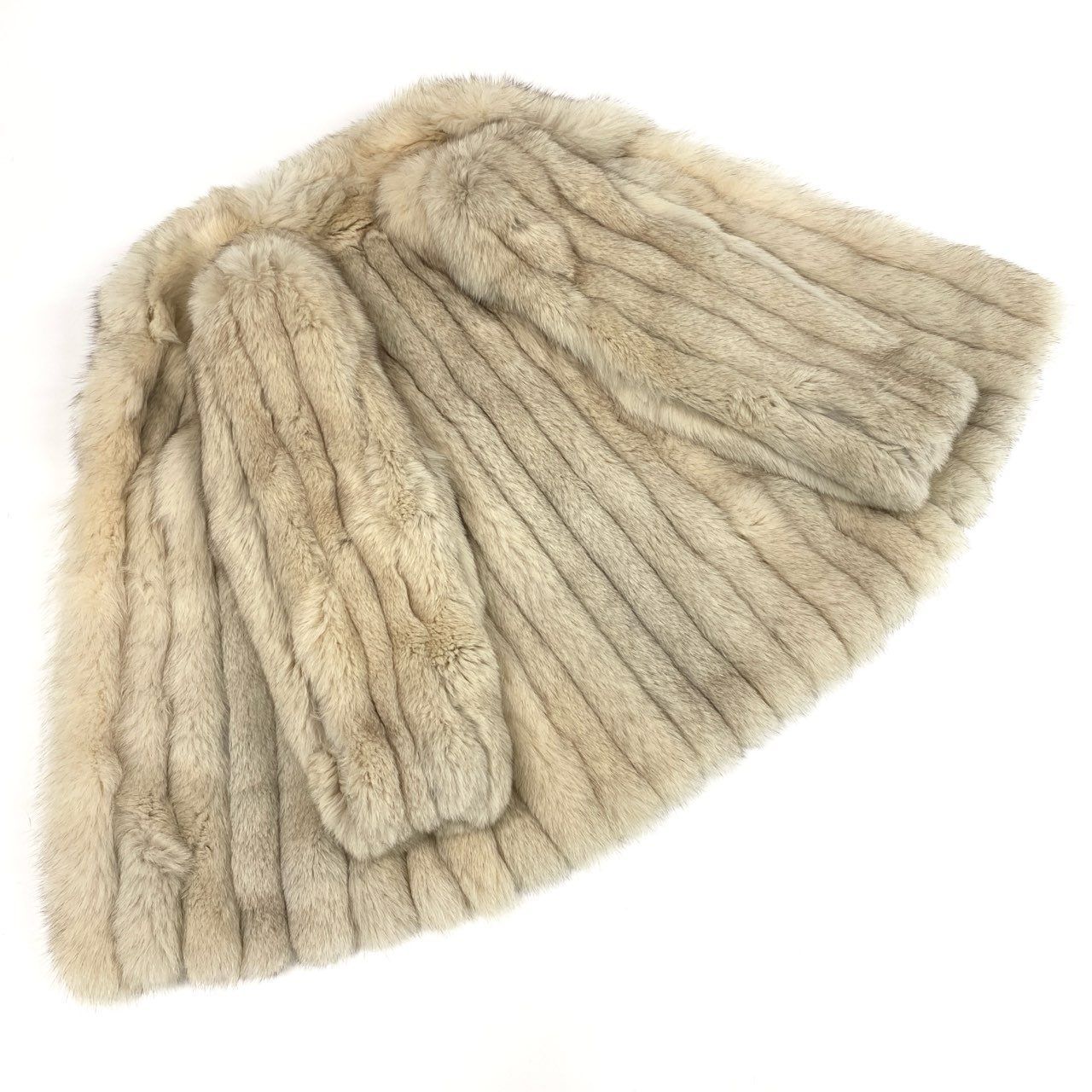 54L4 ブルーフォックス セミロングコート サイズ11号 アイボリー 本