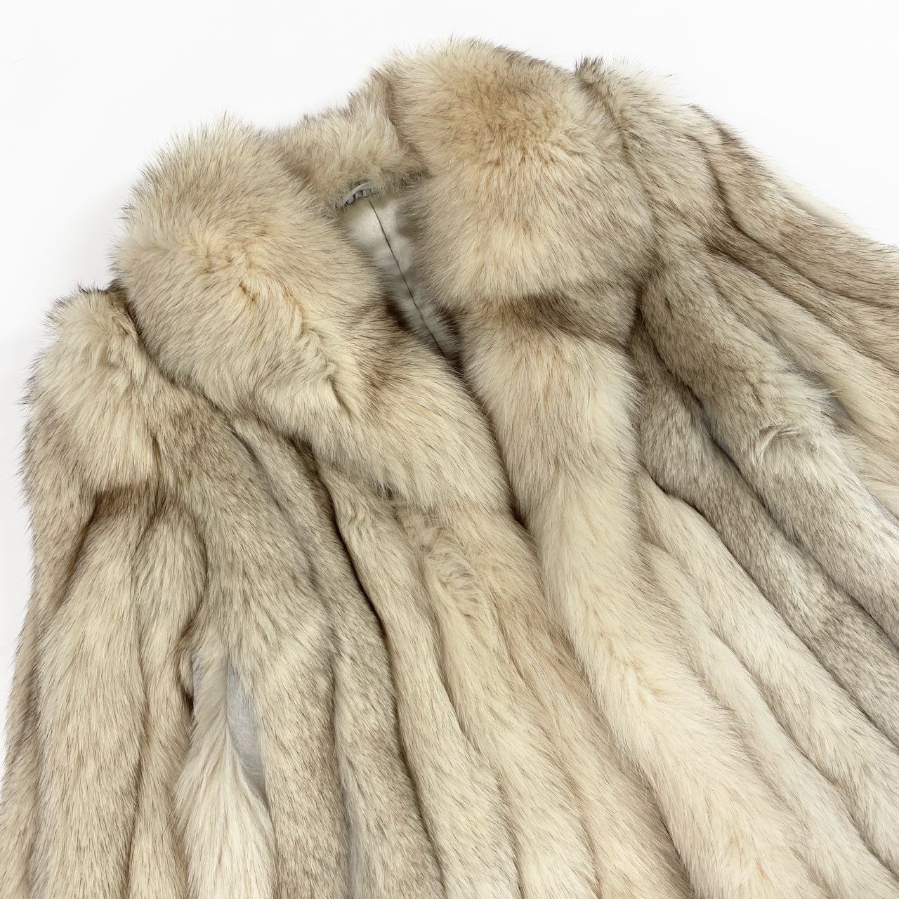 54L4 ブルーフォックス セミロングコート サイズ11号 アイボリー 本