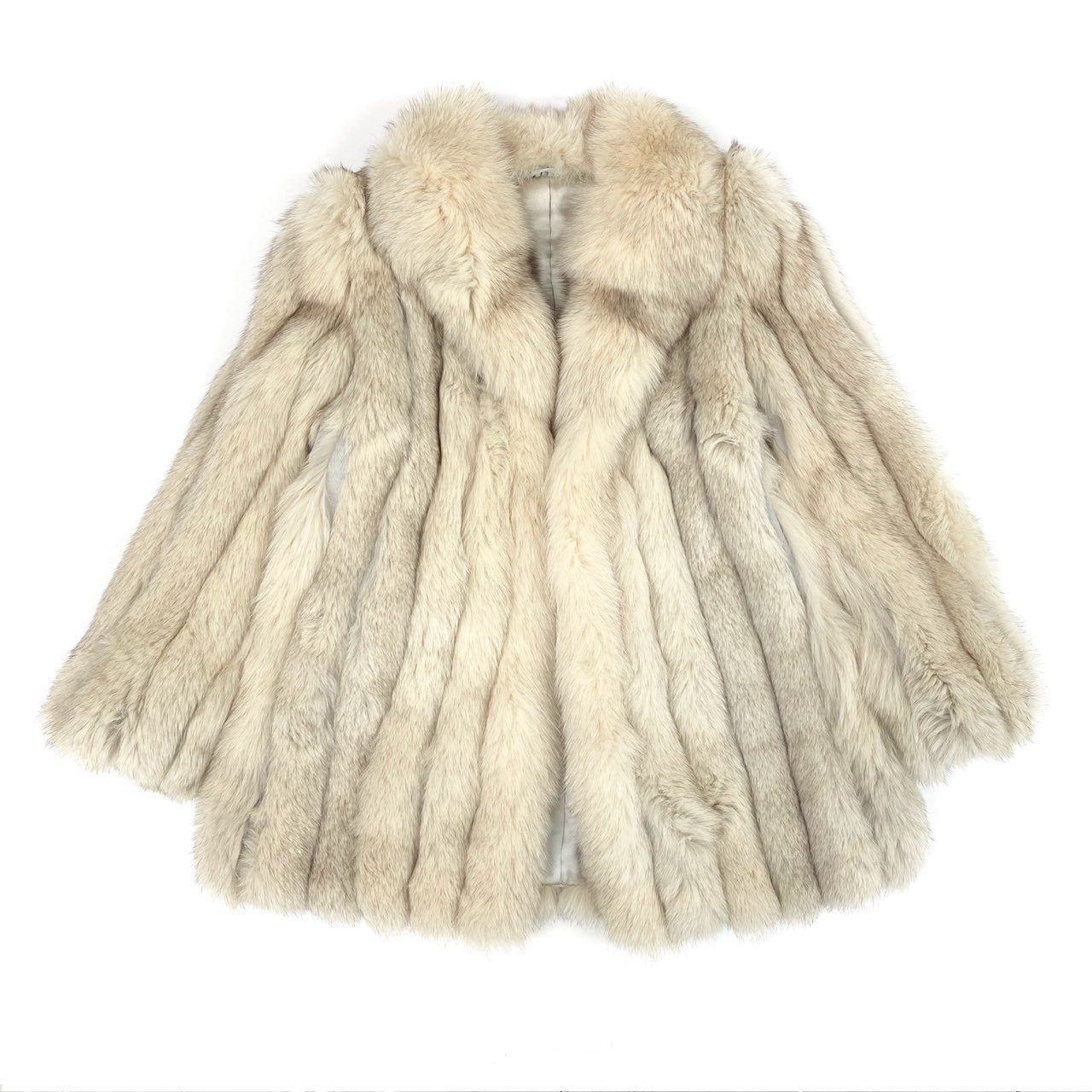 54L4 ブルーフォックス セミロングコート サイズ11号 アイボリー 本