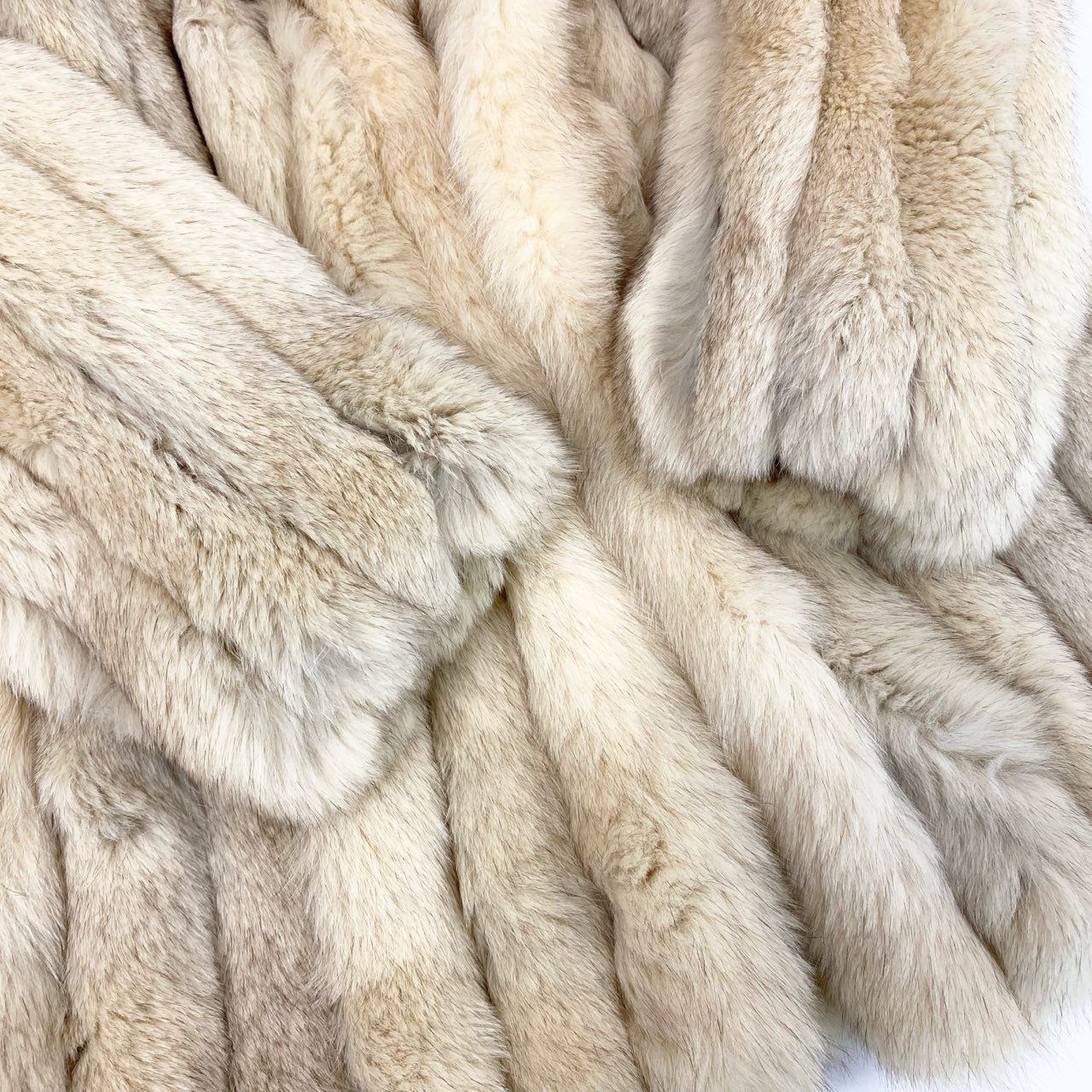 54L4 ブルーフォックス セミロングコート サイズ11号 アイボリー 本