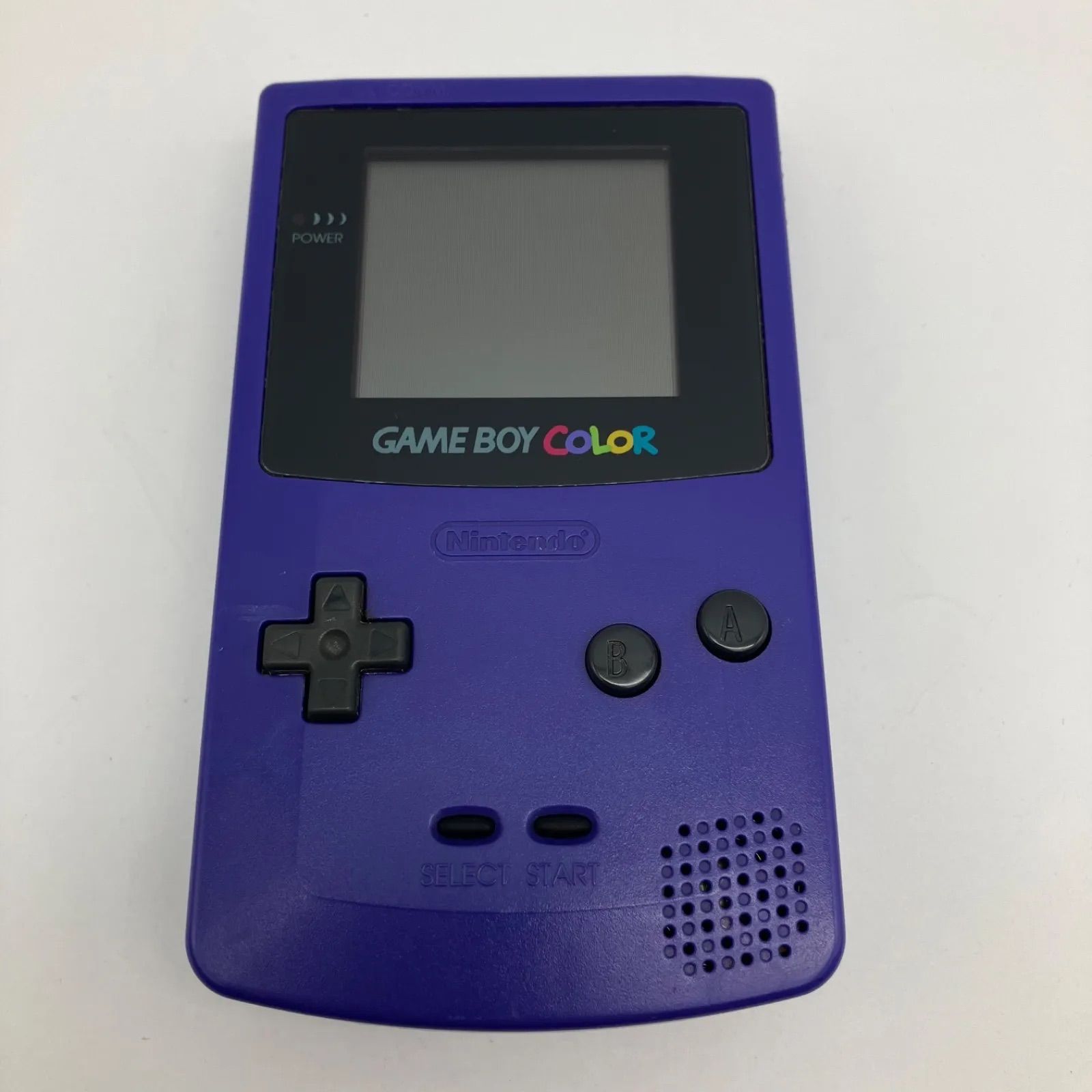 中古 ゲーム機 本体 ゲームボーイカラー パープル 動作品 GAME BOY