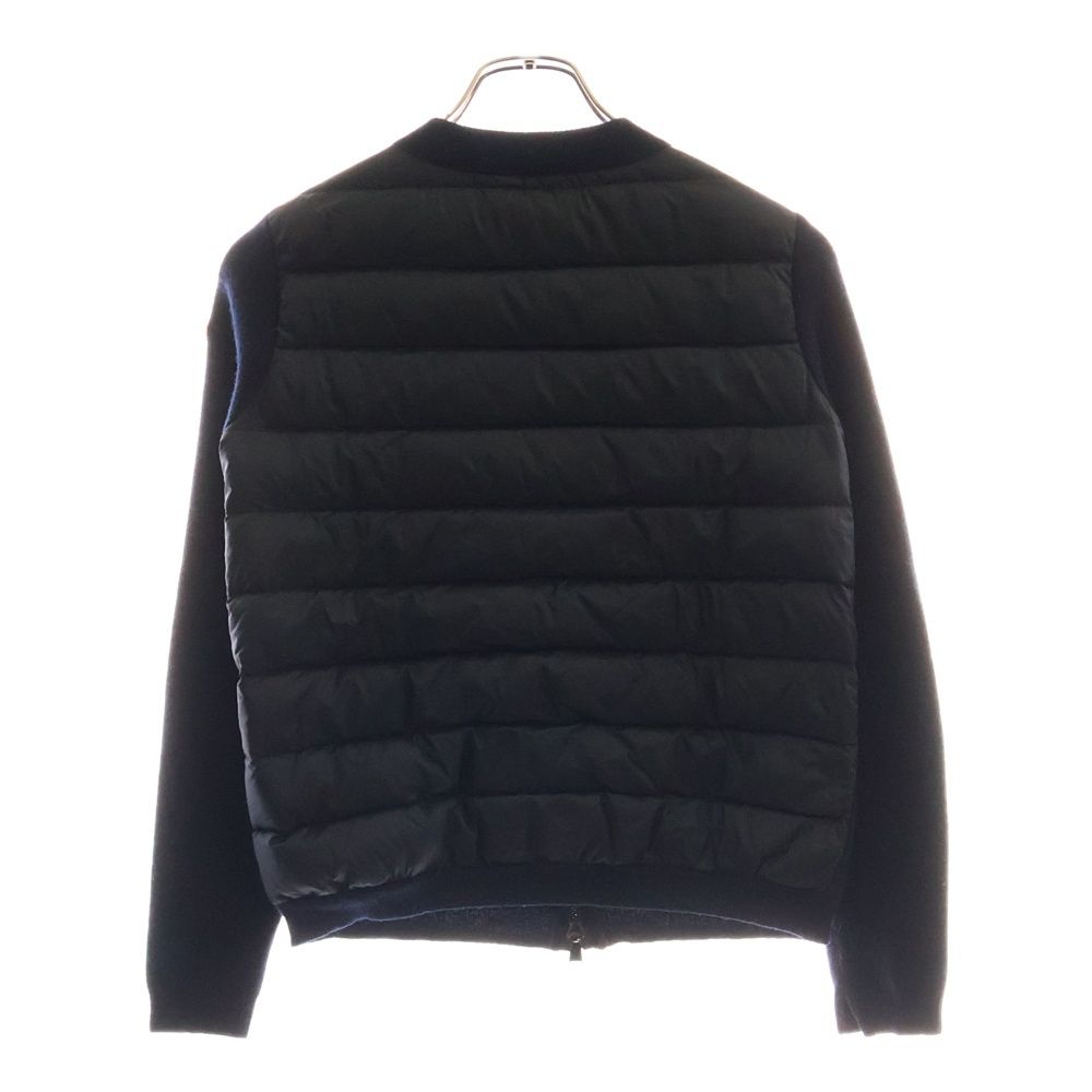 MONCLER (モンクレール) 17AW ワッペンロゴ ニット切り替え ジップ