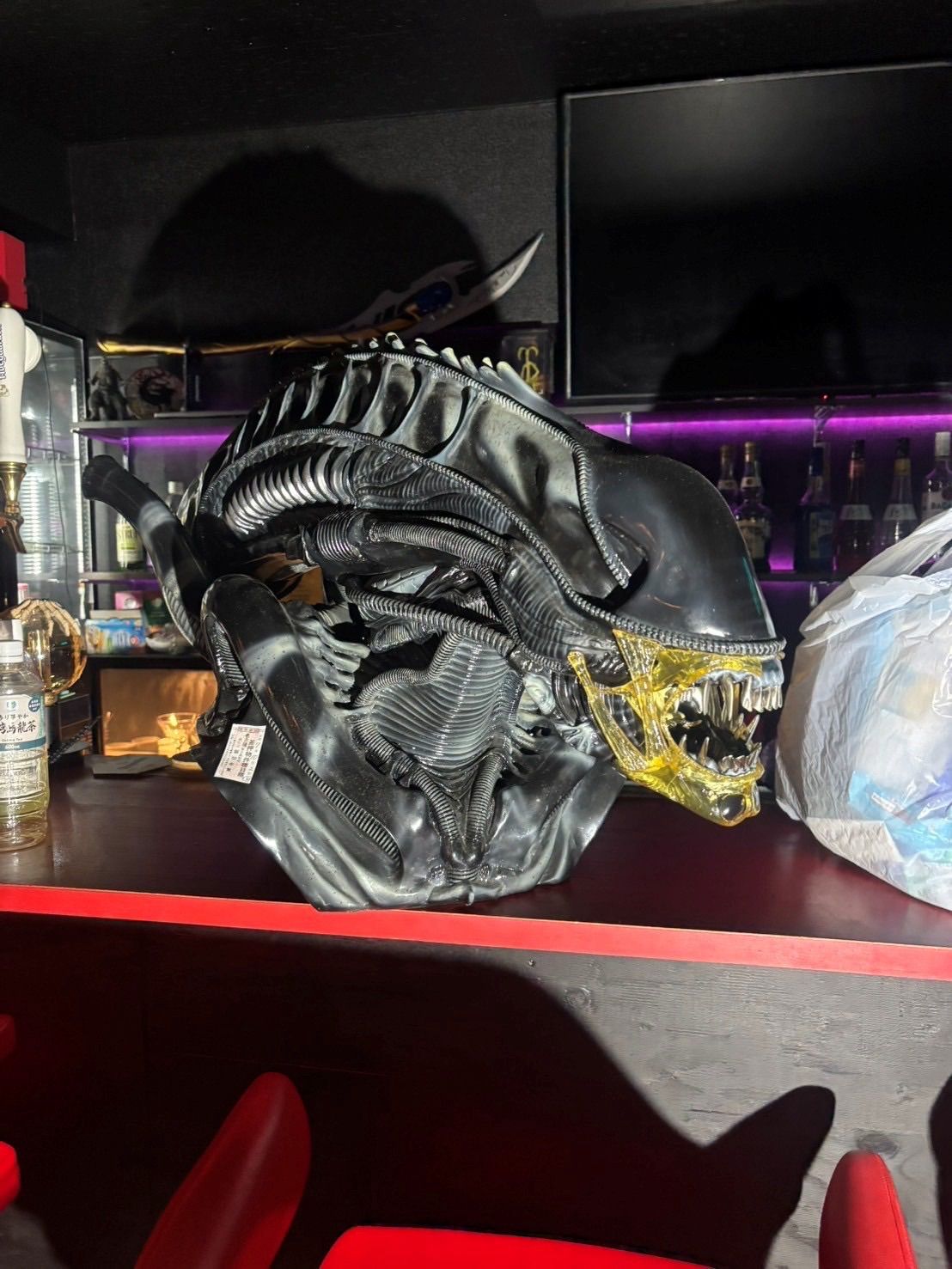 1/1スケール エイリアン バストヘッド樹脂モデル塗装スタチュー 【公式