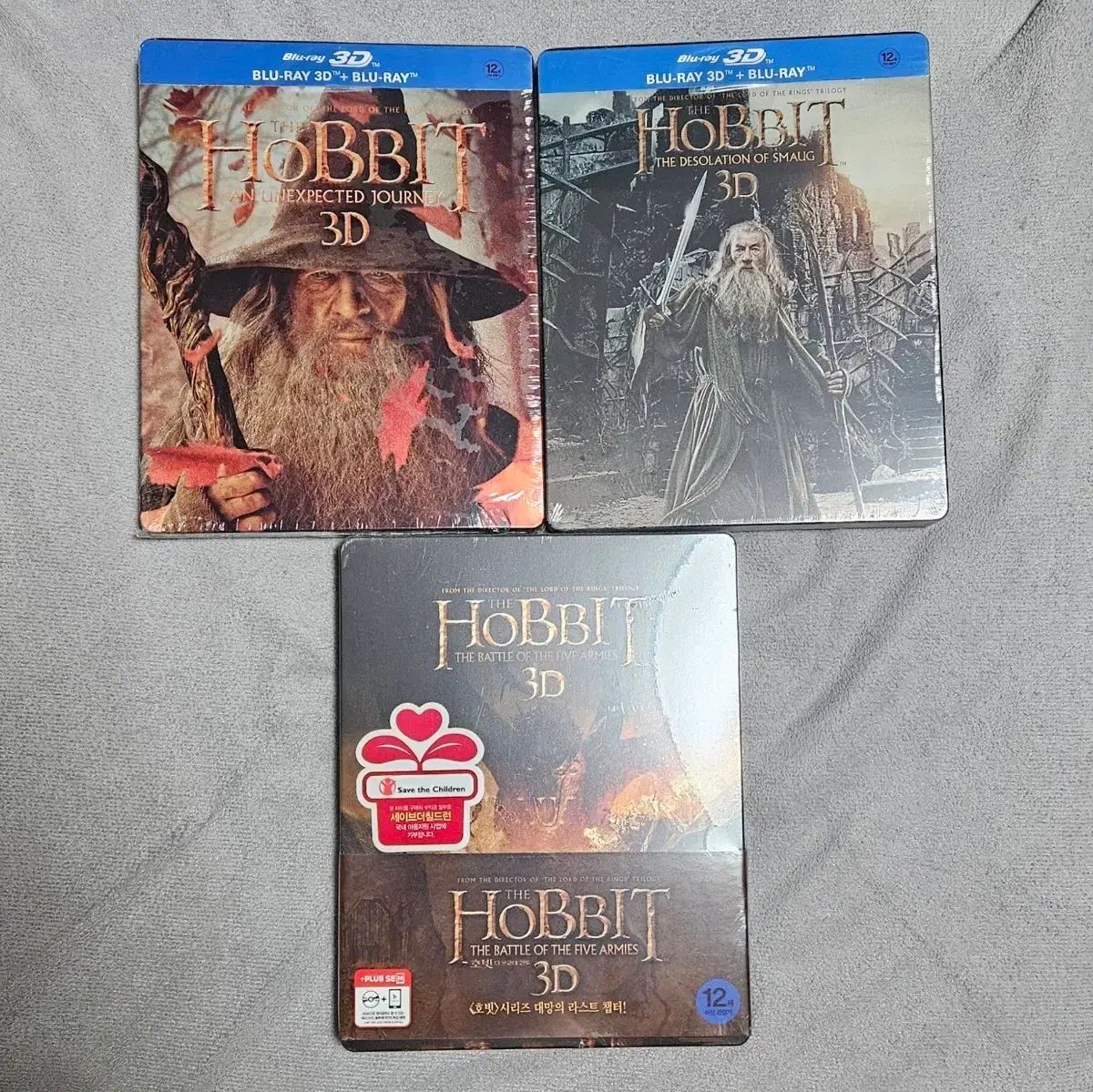 ホビット シリーズ 1 2 3 ブルーレイ Blu-ray スチールブック