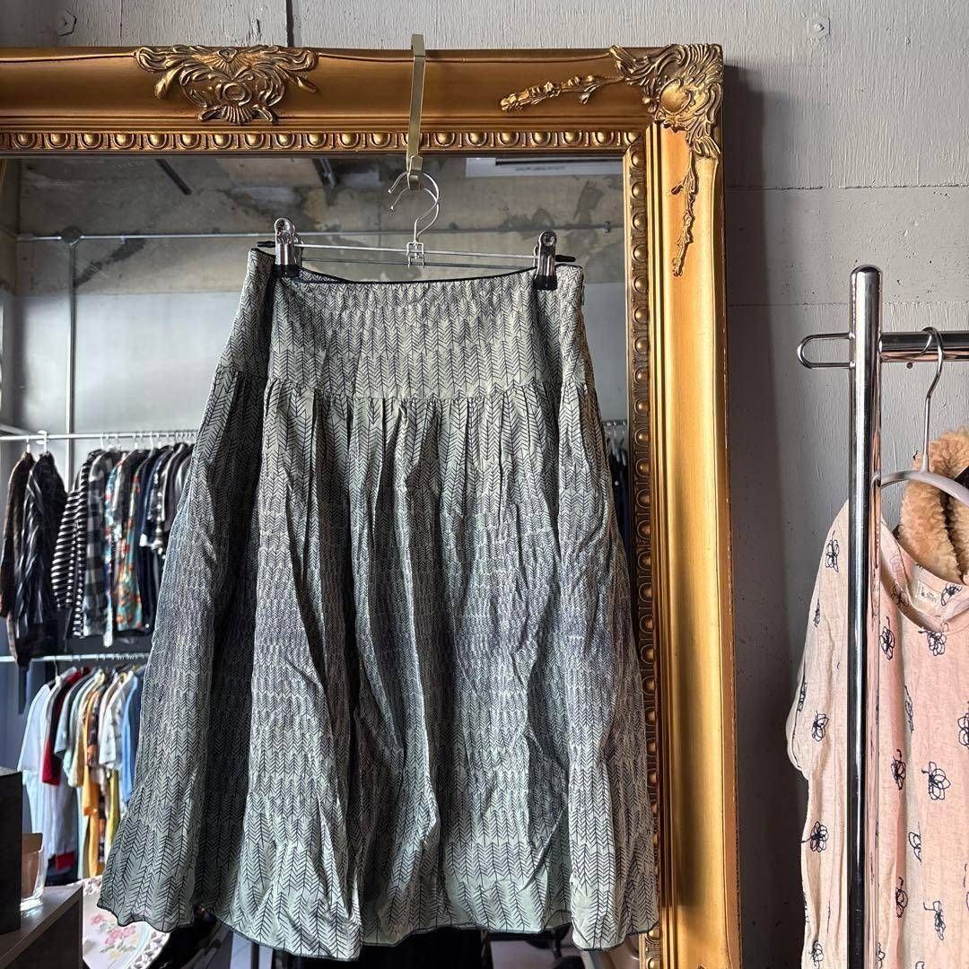 サリースコット sally scot ロング スカート 総柄 お呼ばれ デート