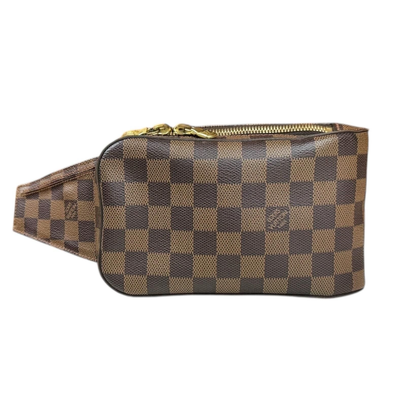 ルイヴィトン ジェロニモス ダミエ ボディバッグ ダミエキャンバス N51994 ブラウン メンズ LOUIS VUITTON 中古 ルイヴィトン ルイ ヴィトン