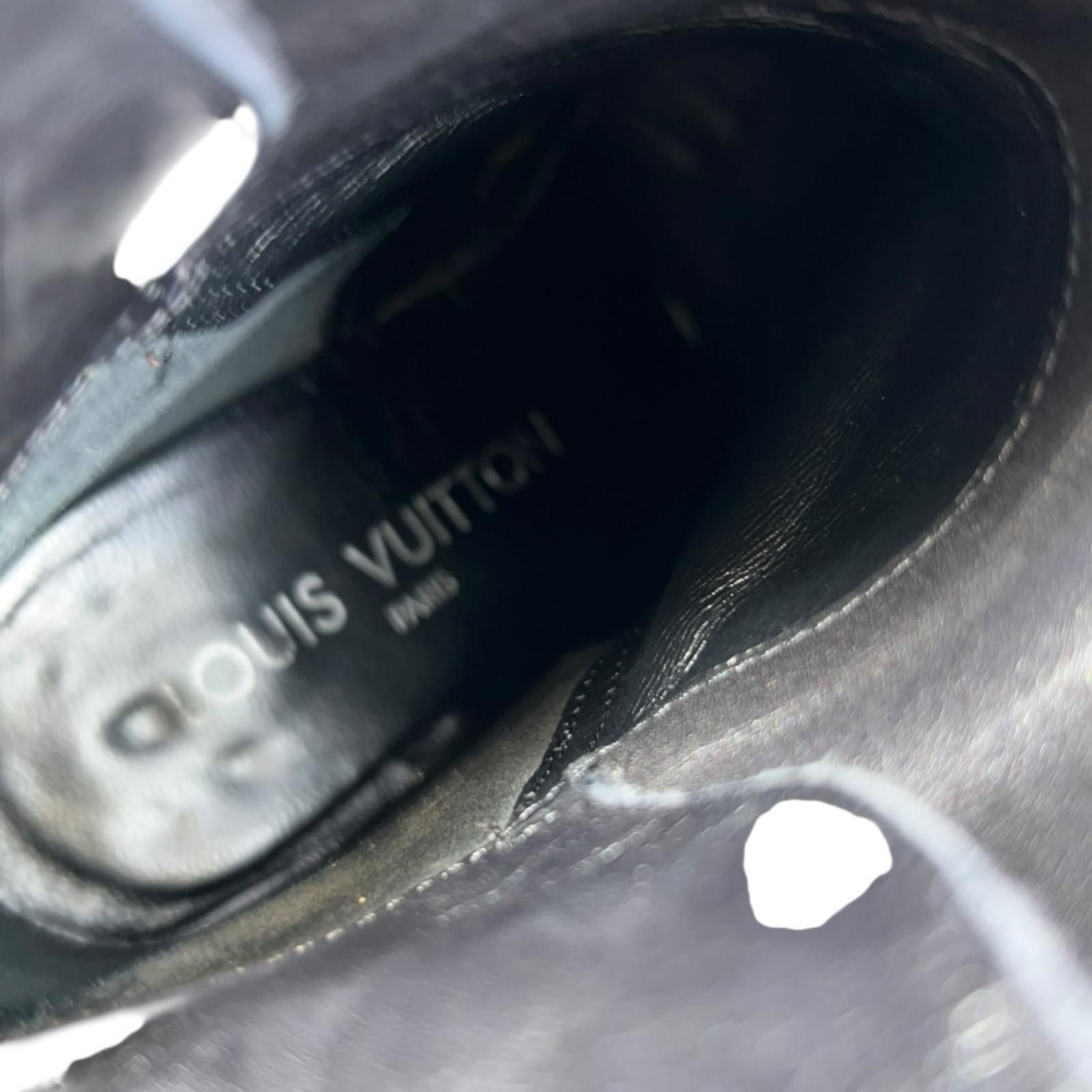 ルイヴィトン LOUIS VUITTON ショートブーツ ポインテッドトゥ チャン