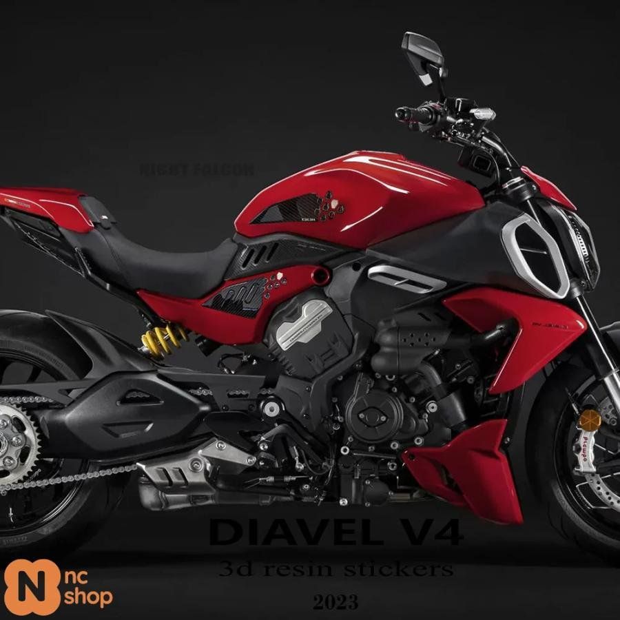 ディアベル V 4 式タンクパッド バイク 3 Dエポキシ樹脂ステッカー保護キット ドゥカティ 式