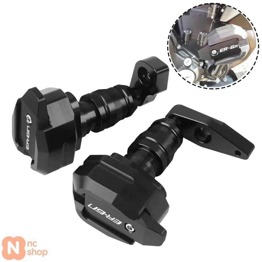 カワサキ ニンジャ650 ER 6 N 2012年～2016年 F F用 転倒防止フレームスライダー フェアリングガード クラッシュパッドプロ