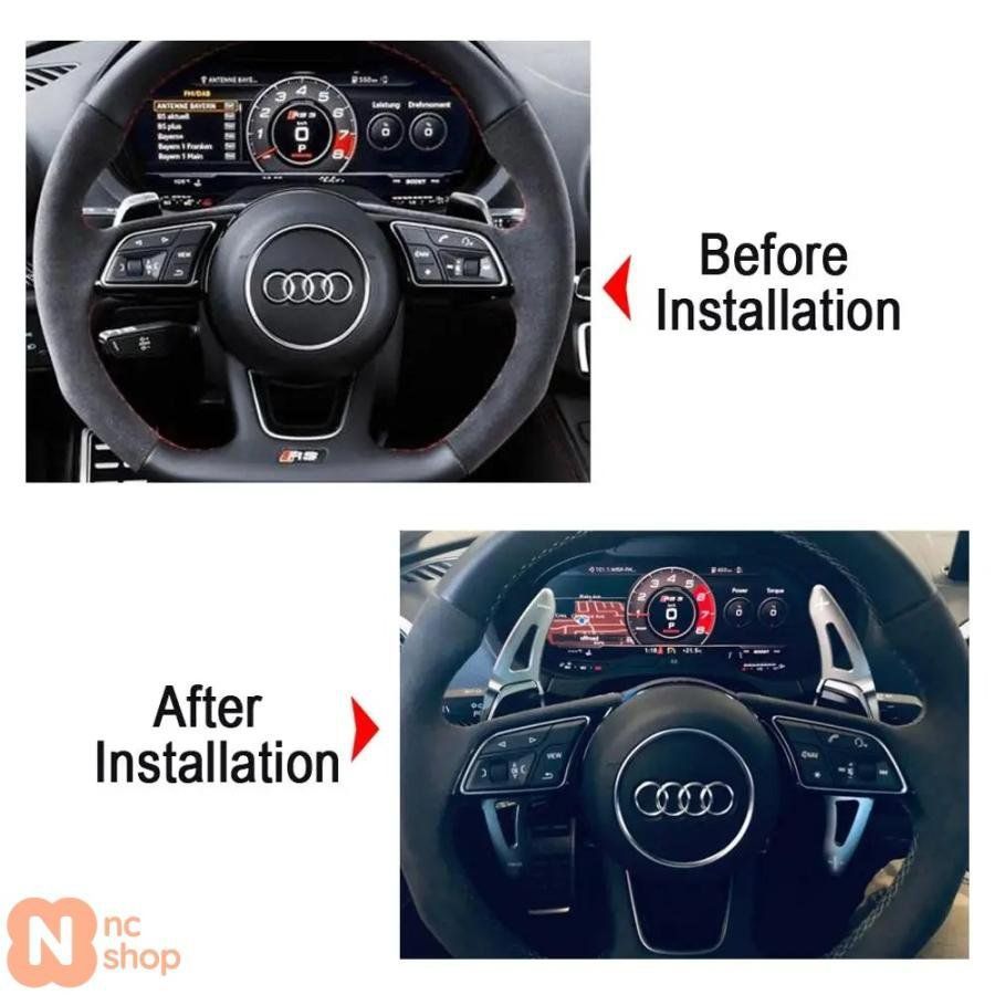 パドルシフト アウディ R8 スパイダー RS3 8V スポーツバック リムジン