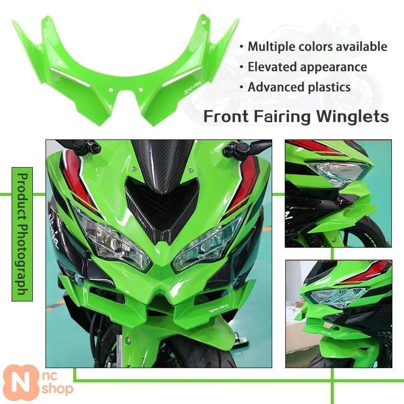 バイクフロントフェアリングウイングレット 空力ウイングシェルカバー