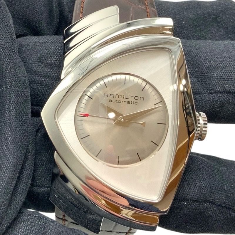  ハミルトン 品 AB H 245150 ベンチュラ 自動巻き g メンズ かんてい 自動巻き時計 腕時計(アナログ)