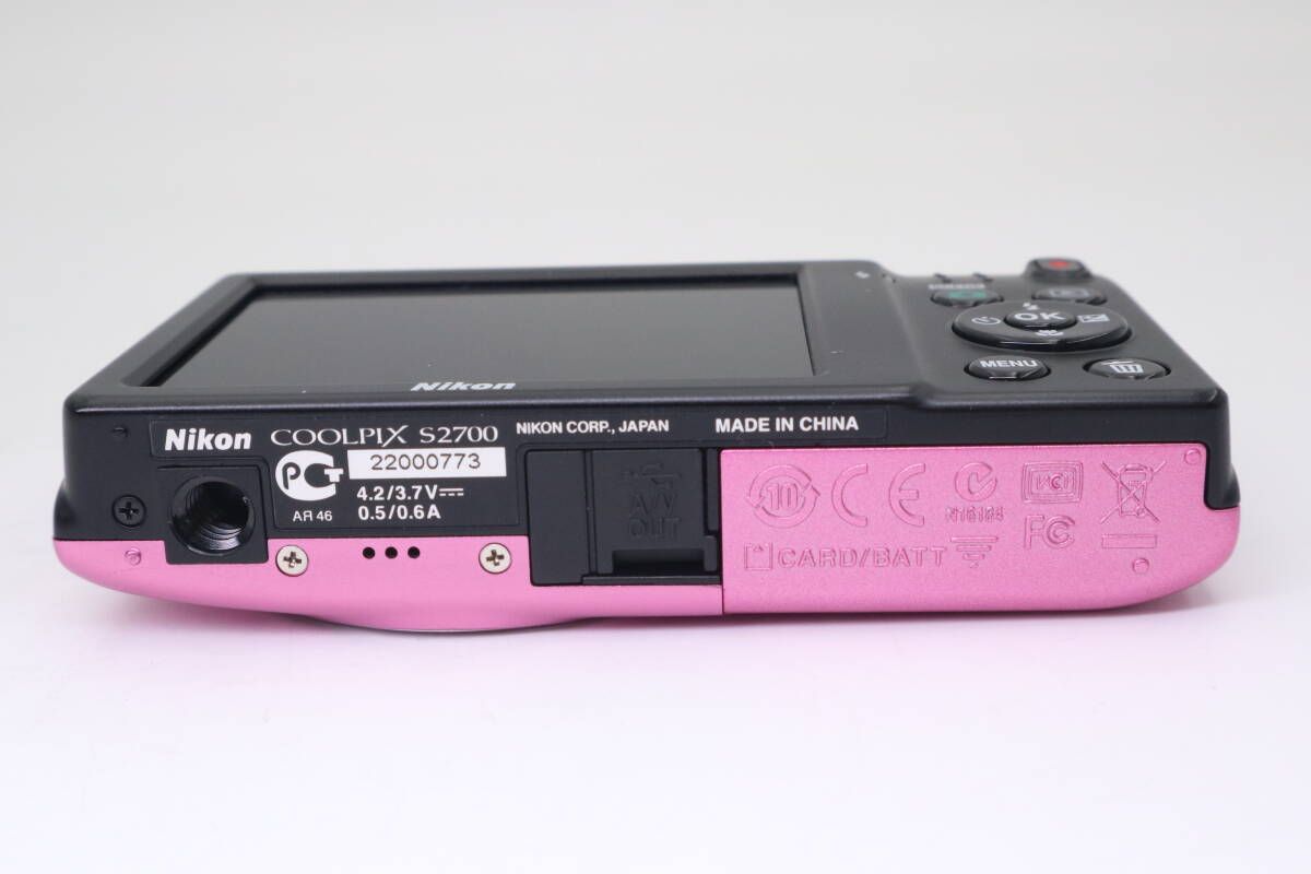 Nikon COOLPIX S2700 ニコン コンパクトデジタルカメラ ピンク (f11121