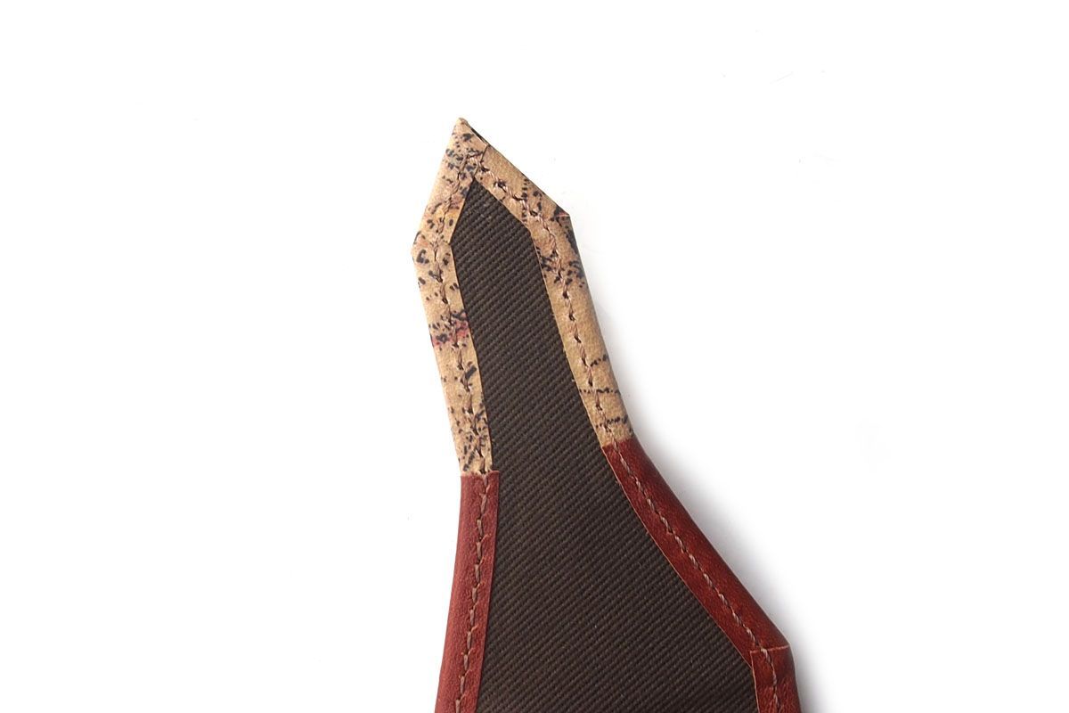  オロビアンコ 2本差しレザーペンケース マッパシリーズ ブラウン その他 文房具 事務用品