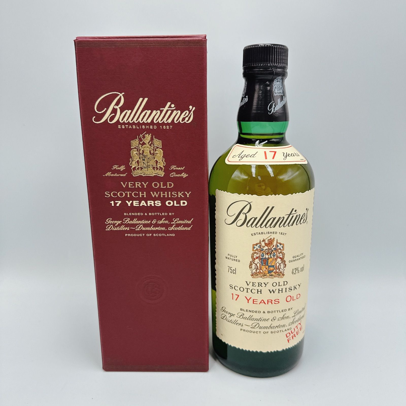 未開栓】Ballantine's 17YEARS OLD VERY OLD SCOTCH WHISKY 750ml 43
