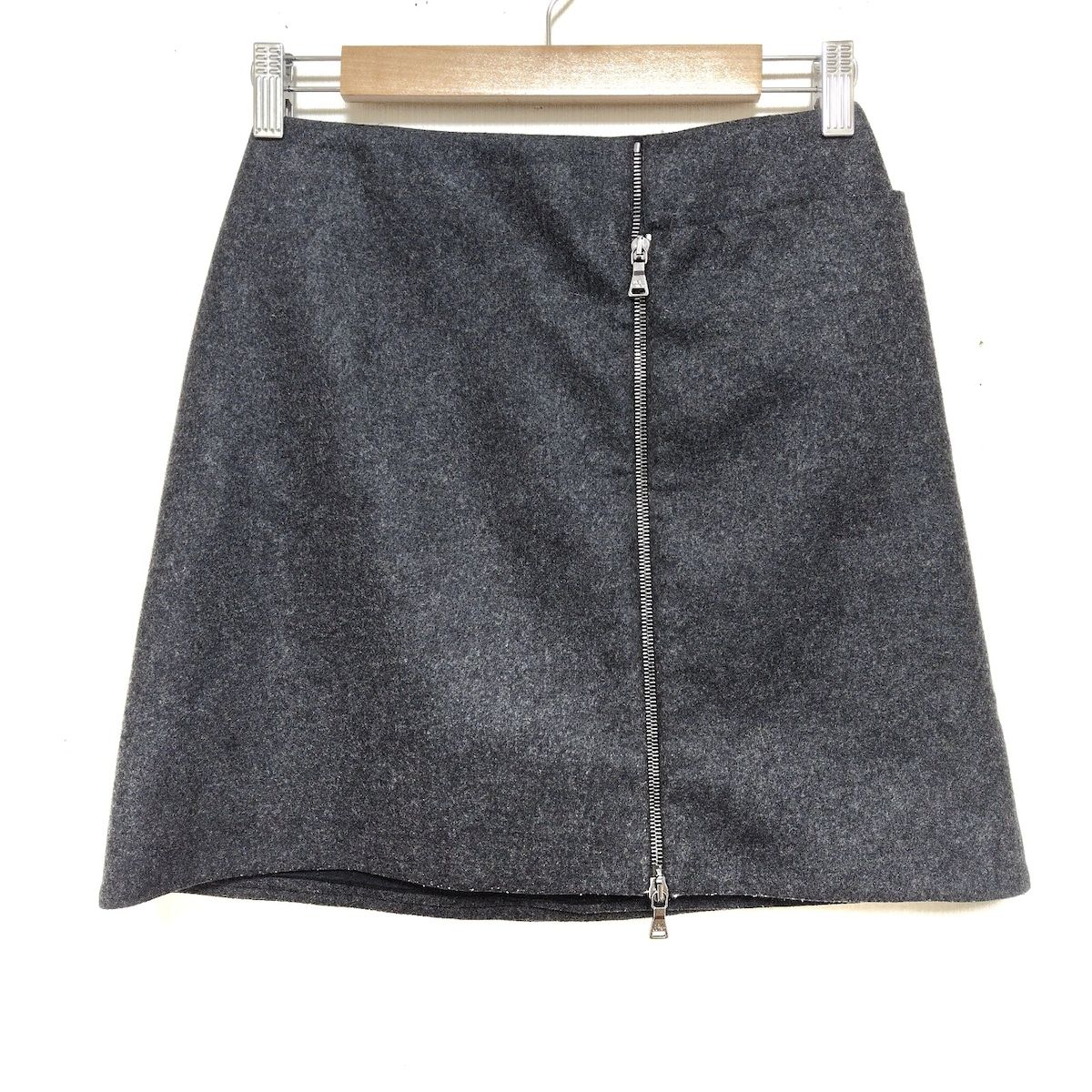 NeilBarrett ニールバレット ミニスカート サイズ38 S レディース ダークグレー
