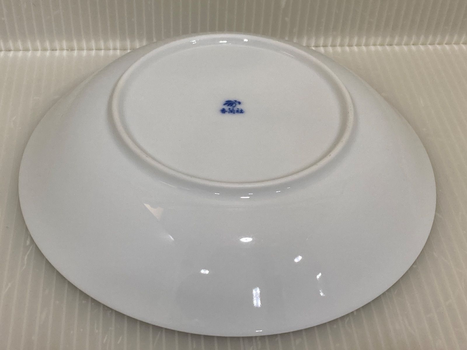 香蘭社 染付シンビジューム 深皿 - メルカリ