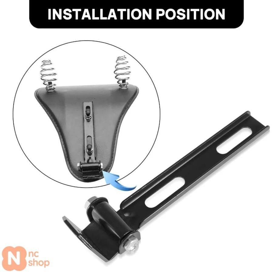 バイク 汎用 ソロシート マウント フロントバー スイベルブラケット