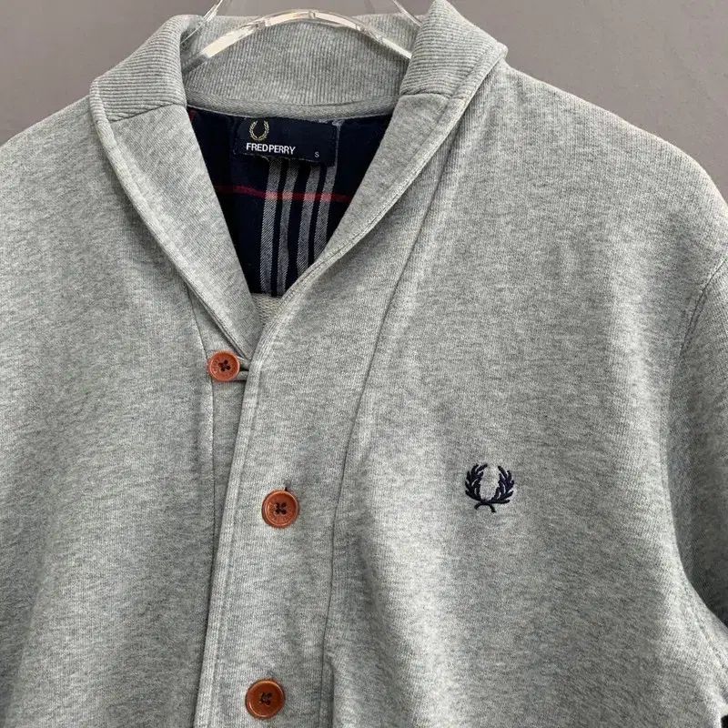 古着 90's フレッドペリー カーディガン 90 S フレッドペリー ショールカラー スウェット カーディガン
