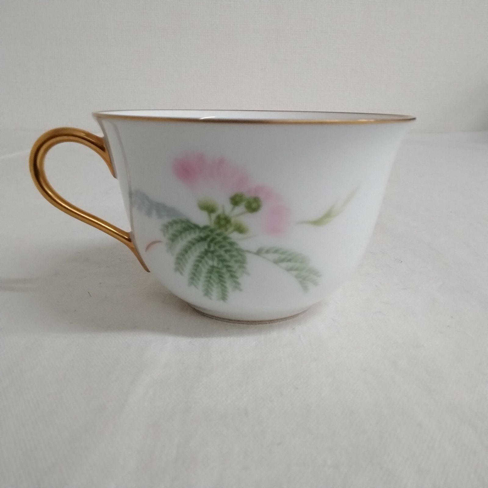 大倉陶園&フランクリンポーセリン限定コラボ カップ&ソーサー 日本花の