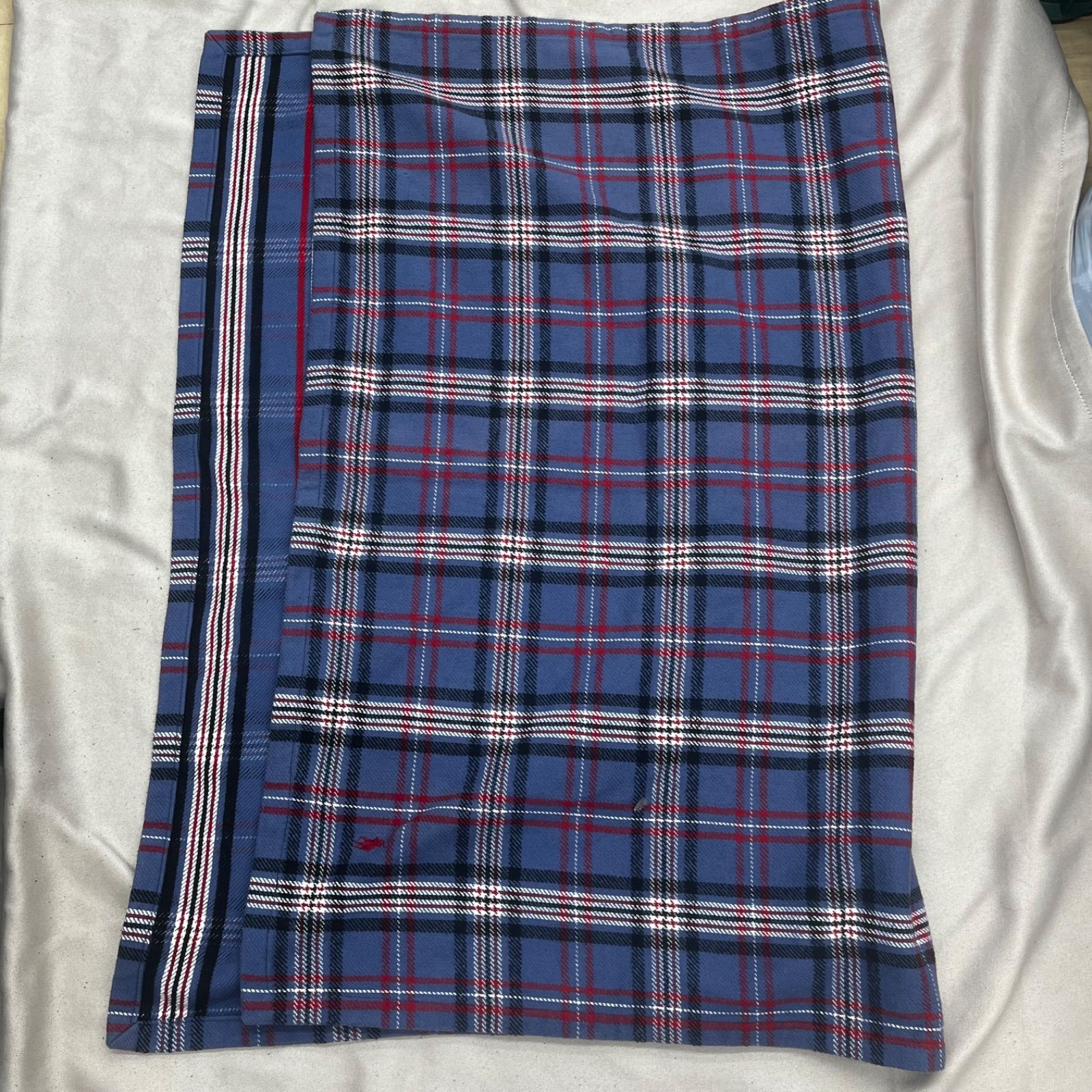 Ralph Lauren ラルフローレン ブランケット ハーフケット チェック柄