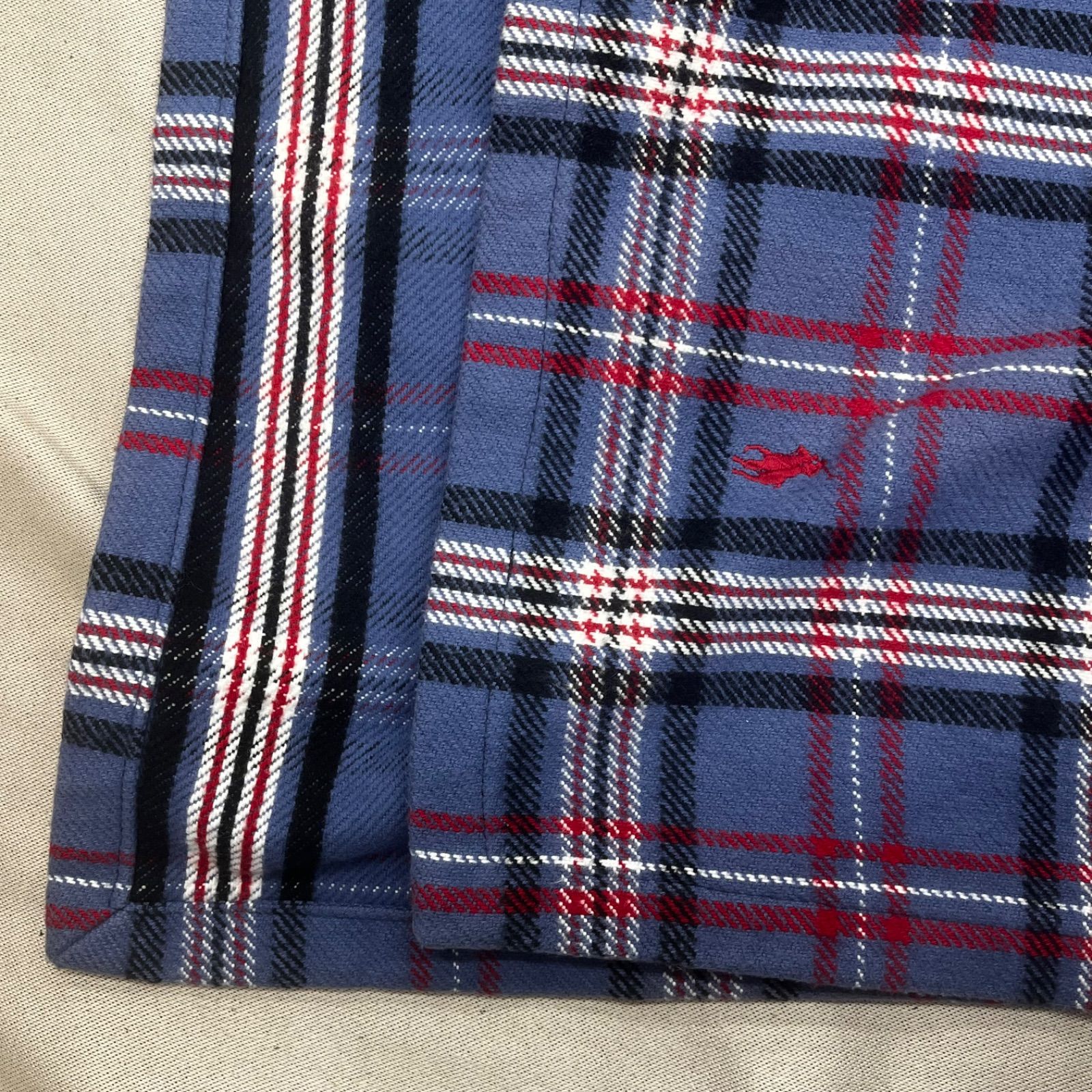 Ralph Lauren ラルフローレン ブランケット ハーフケット チェック柄