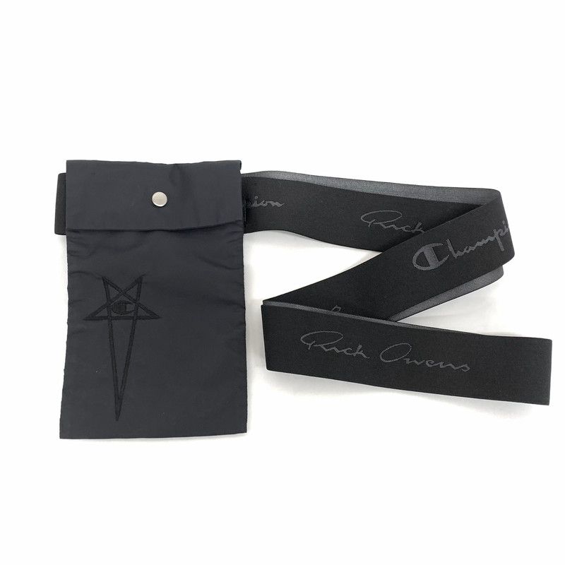 品 Rick Owens リック オウエンス Champion Nylon Pouch 805501 ナイロンポーチ ミニバッグ ショルダー 188 251204 rs 01 fur
