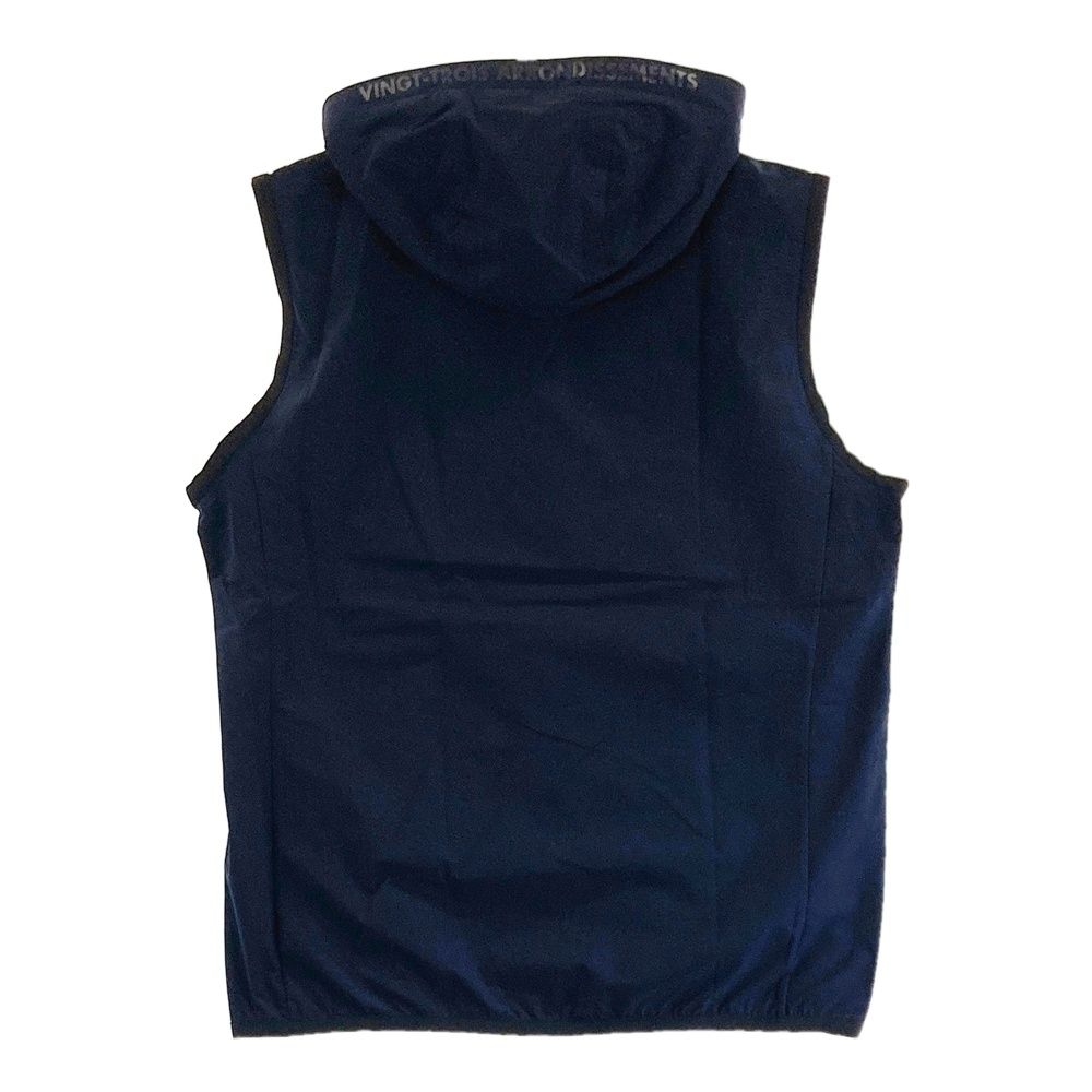 サイズ：M 23区GOLF ニジュウサンクゴルフ ジップ ベスト ブラック系