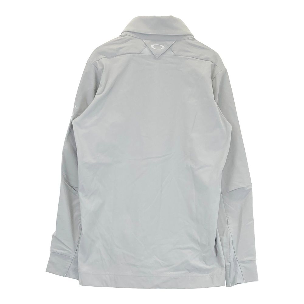 サイズ：M OAKLEY オークリー ハーフジップ 長袖ブルゾン グレー系