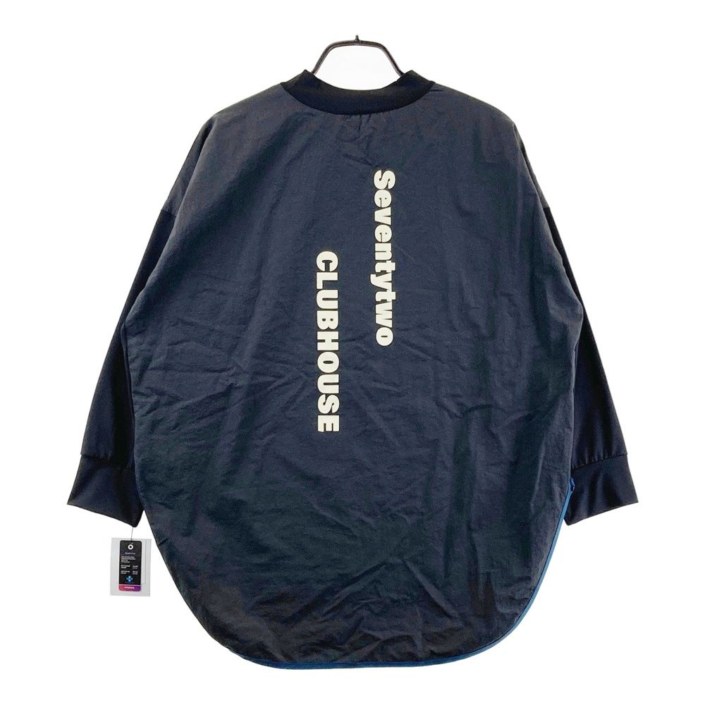 サイズ ML ANTIQUA GOLF アンティカゴルフ × STCH 異素材トップス ブラック系 ゴルフウェア レディース ストスト