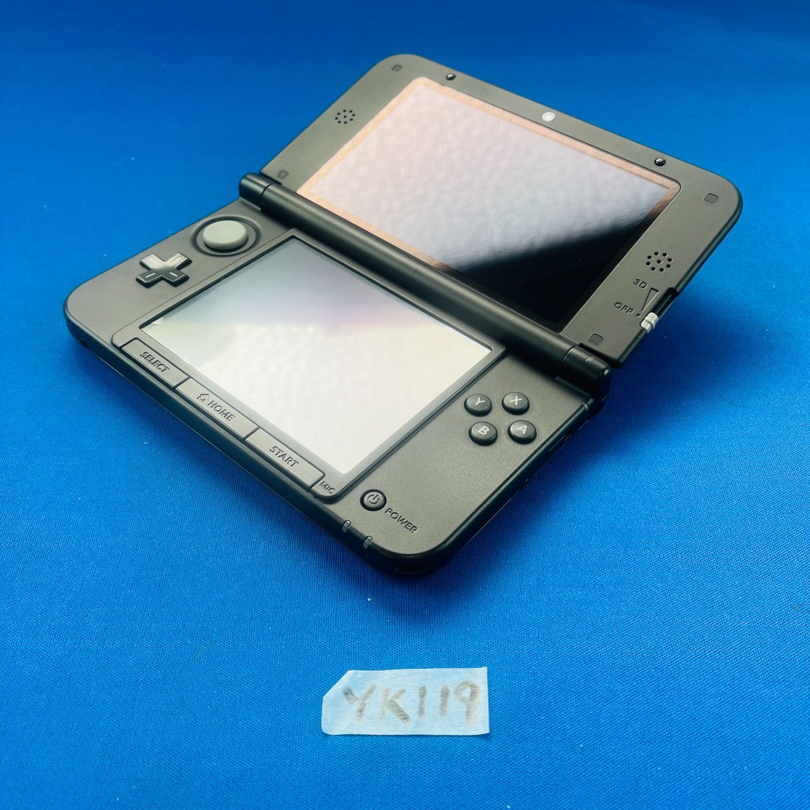 ◇YK119【箱付き】3DSLL ブラック SPR-001(JPN) 本体・専用タッチペン