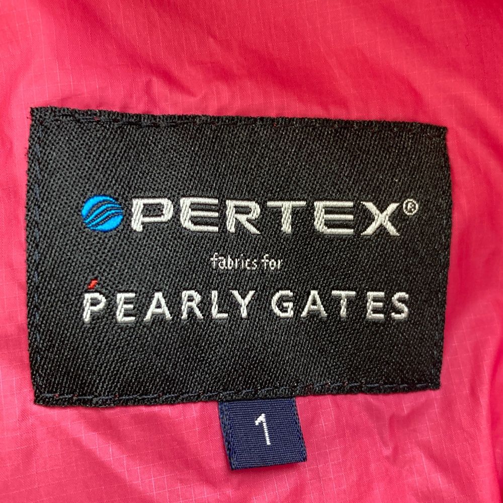 サイズ：1 PEARLY GATES パーリーゲイツ スニードジャック 薄手 ピンク